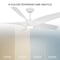 Modern Forms Fans Zephyr Indoor or Outdoor Smart Ceiling Fan 2700-3000-4000-5000K LED in Matte White FR-W2401-62L-MW - alternate 4